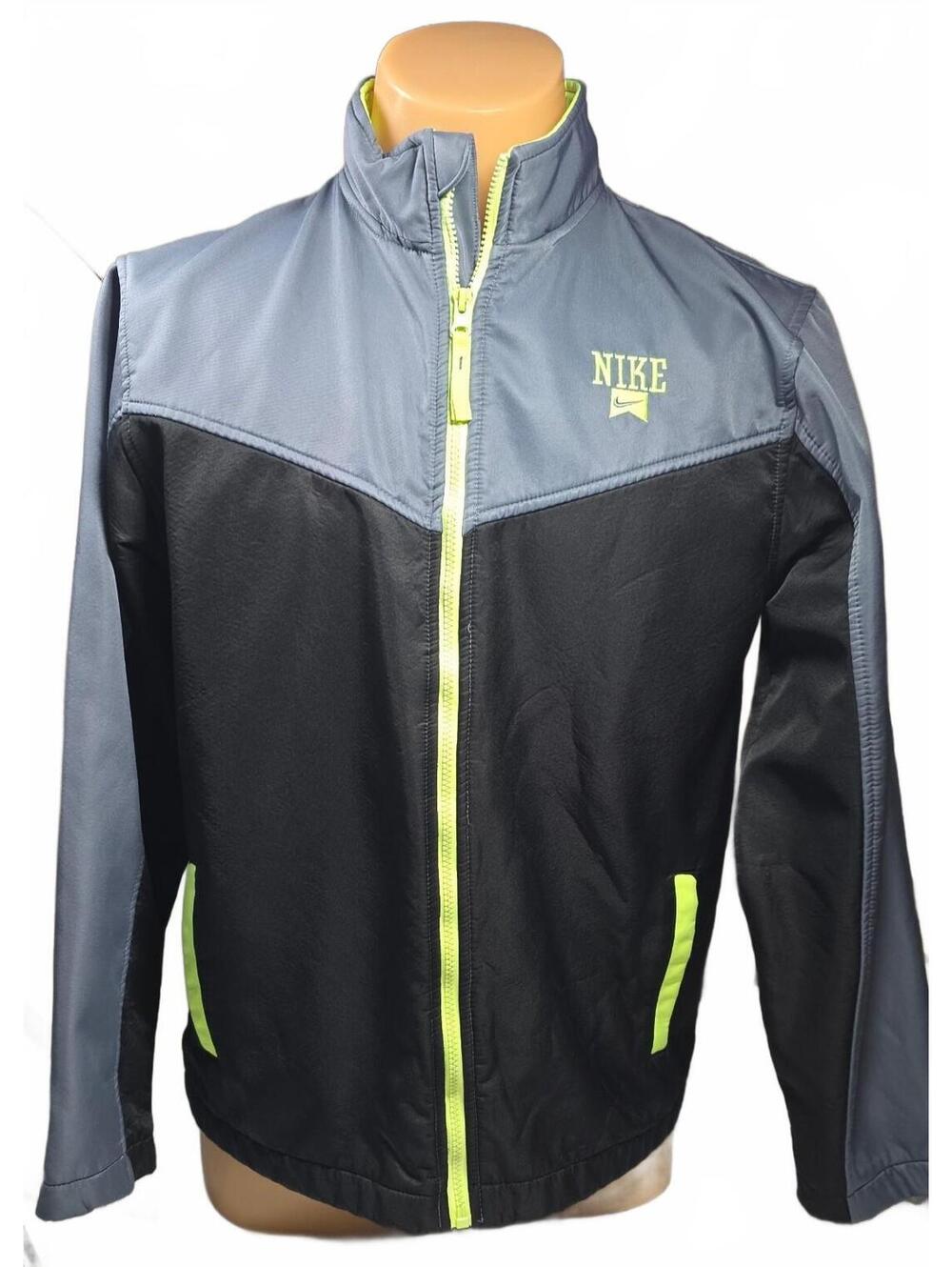 Nike Engineered World Class Athletes Track Jacket Dark Grey, Black & Neon XL